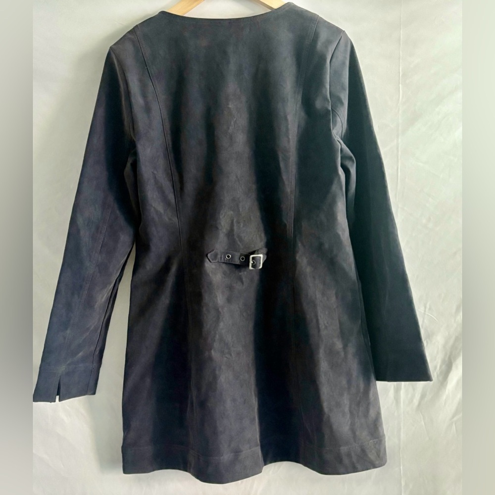 Free People Bradley Dress - Faux Suede Mini Size L –  Navy - Picture 5 of 7